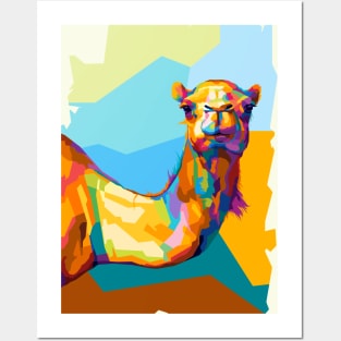 Animals Camel Wpap Art Posters and Art